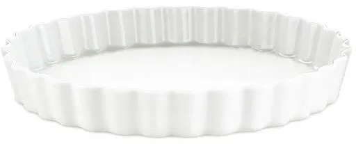 Pillivuyt piirakkavuoka nro 10, 29 cm - Valkoinen